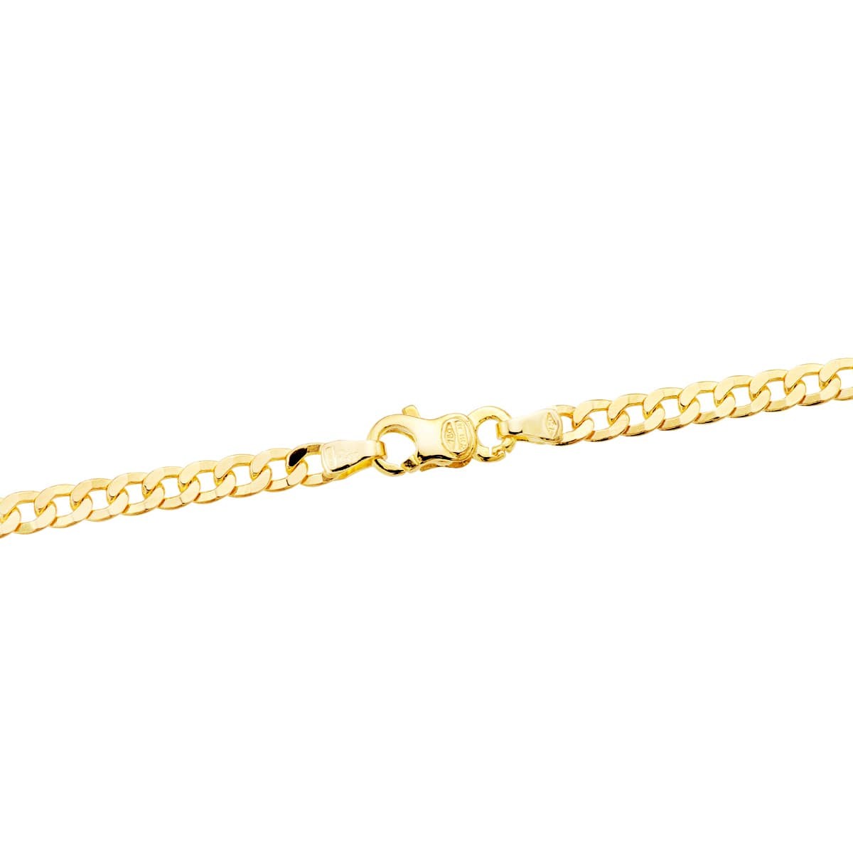 Collier Chaine Or 18 Carats 750/000 Jaune Maille Gourmette