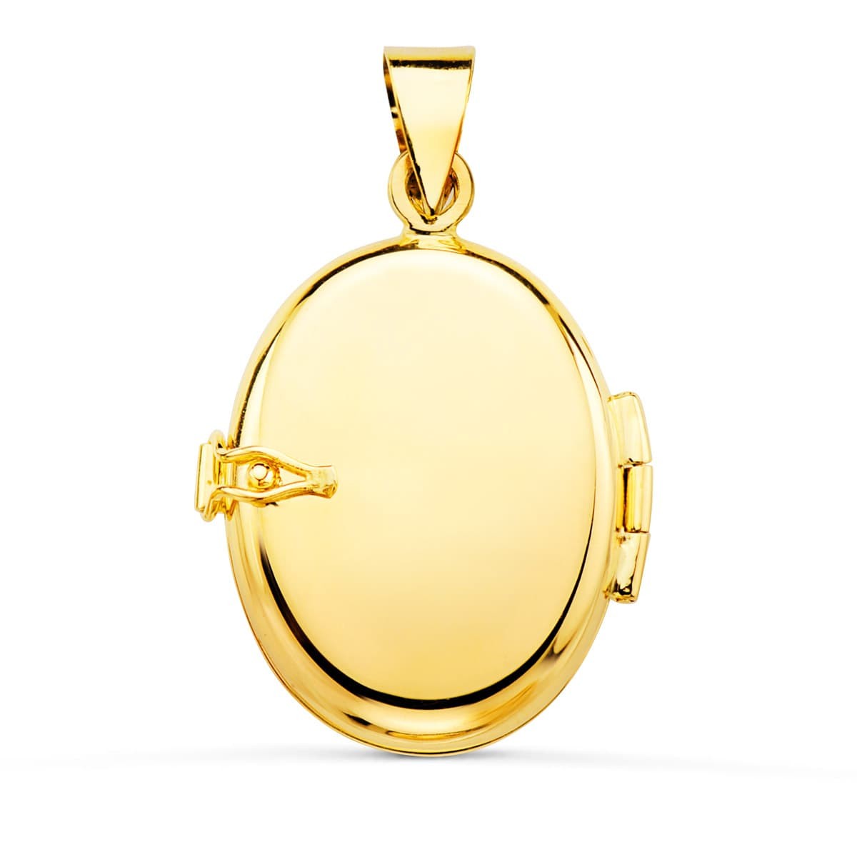 Médaillon Porte Photo - Or 18 Carats 750/1000 + Chaine Offerte