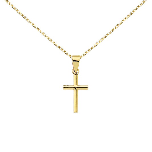 Médaille Croix Or 18 Carats 750/000 Jaune - Chaine Dorée