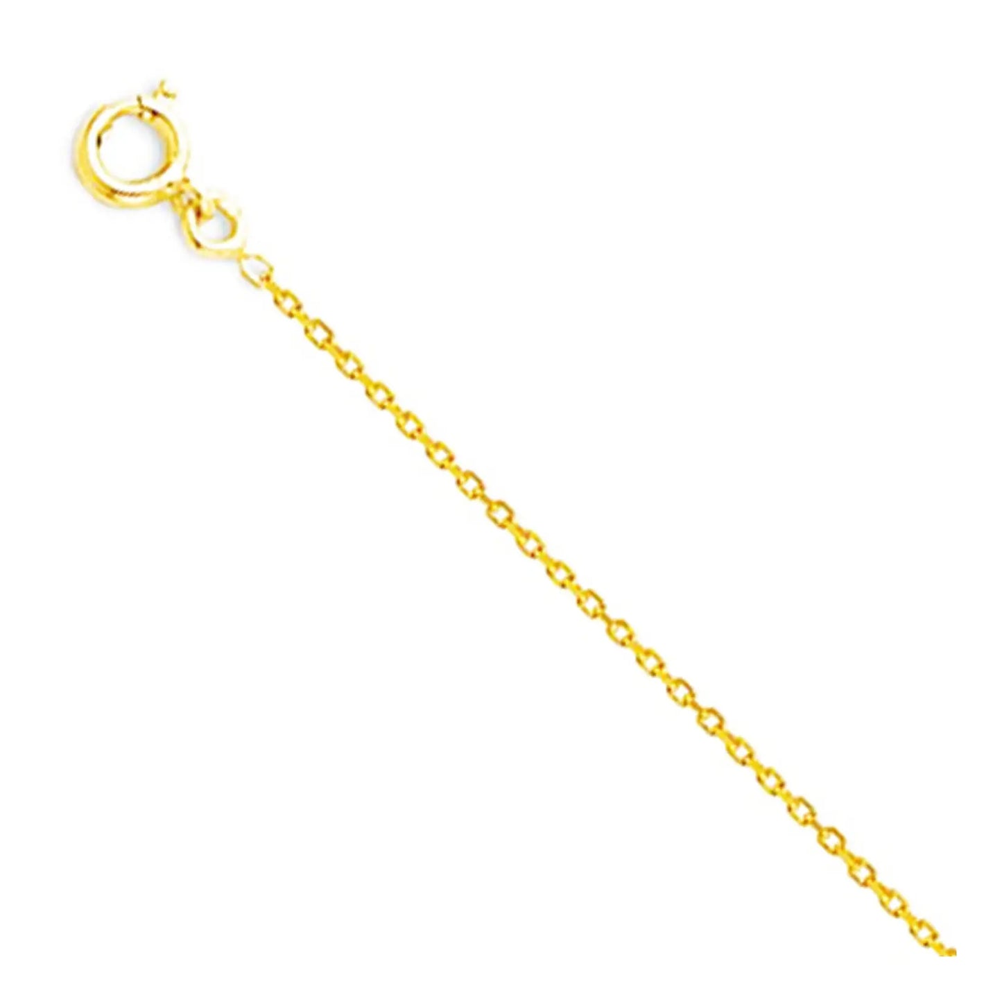 Collier Chaine Forçat Diamantée - Or Jaune - Homme