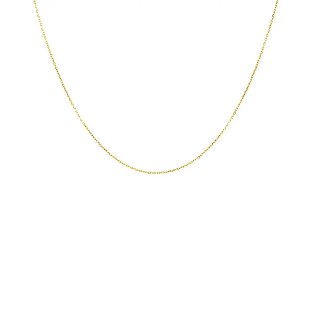 Collier Chaine Forçat Diamantée - Or Jaune - Homme