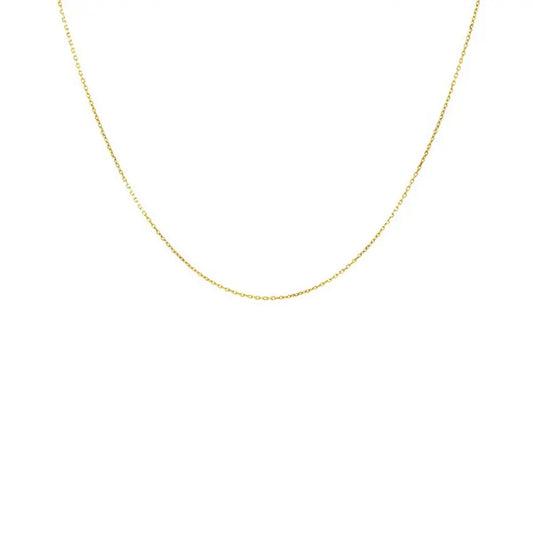 Collier Chaine Forçat Diamantée - Or Jaune - Homme