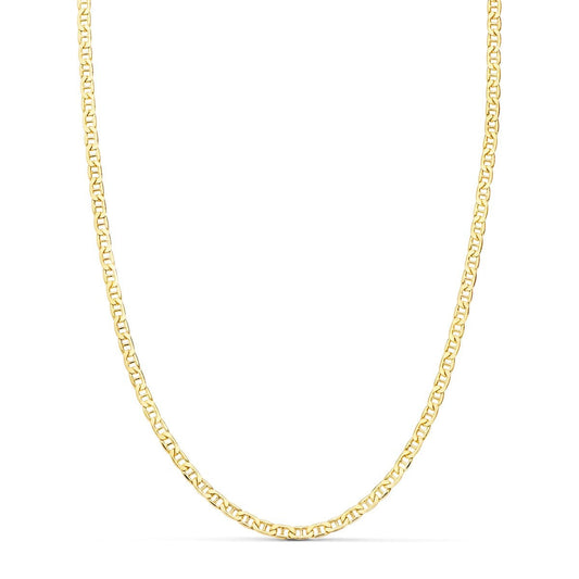 Collier Chaine Or 18 Carats 750/000 Jaune Maille Marine - 50cm