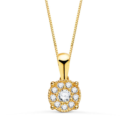 Collier Diamants et Or 18 Carats 750/000 Jaune