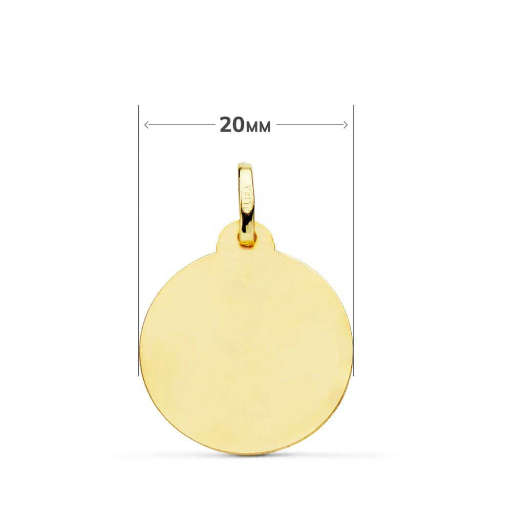 Médaille Or 18 Carats 750 Jaune Saint Antoine 20mm - Chaînes et Gravure Offertes