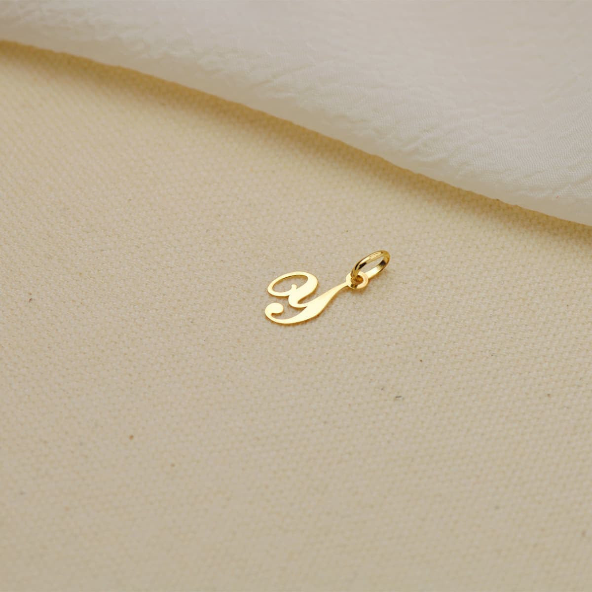 Pendentif Lettre "Y" Or 750 Jaune - Chaine Offerte