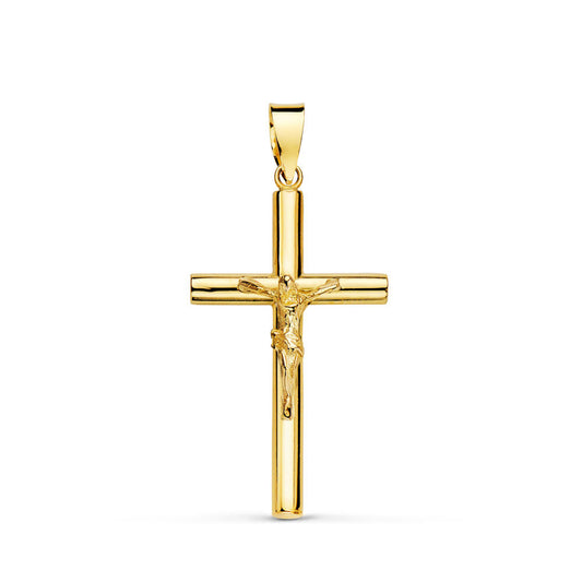 Pendentif  - Médaille Christ sur la Croix Or 18 Carats 750 Jaune - Chaines Offertes