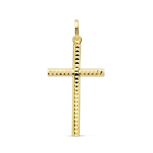 Pendentif - Médaille Croix Or 18 Carats 750 Jaune - Chaine Offerte