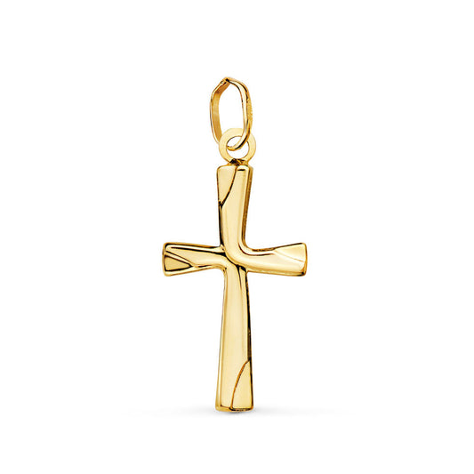 Pendentif - Médaille Croix Or 18 Carats 750 Jaune - Chaine Offerte