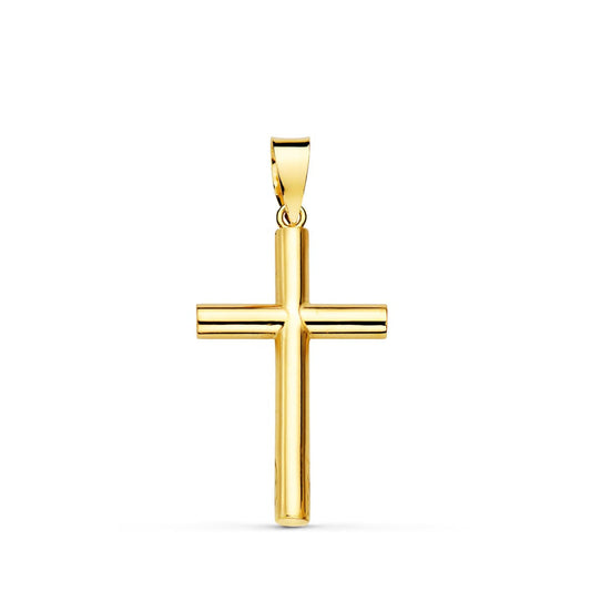 Pendentif - Médaille Croix Or 18 Carats 750 Jaune - Chaine Offerte