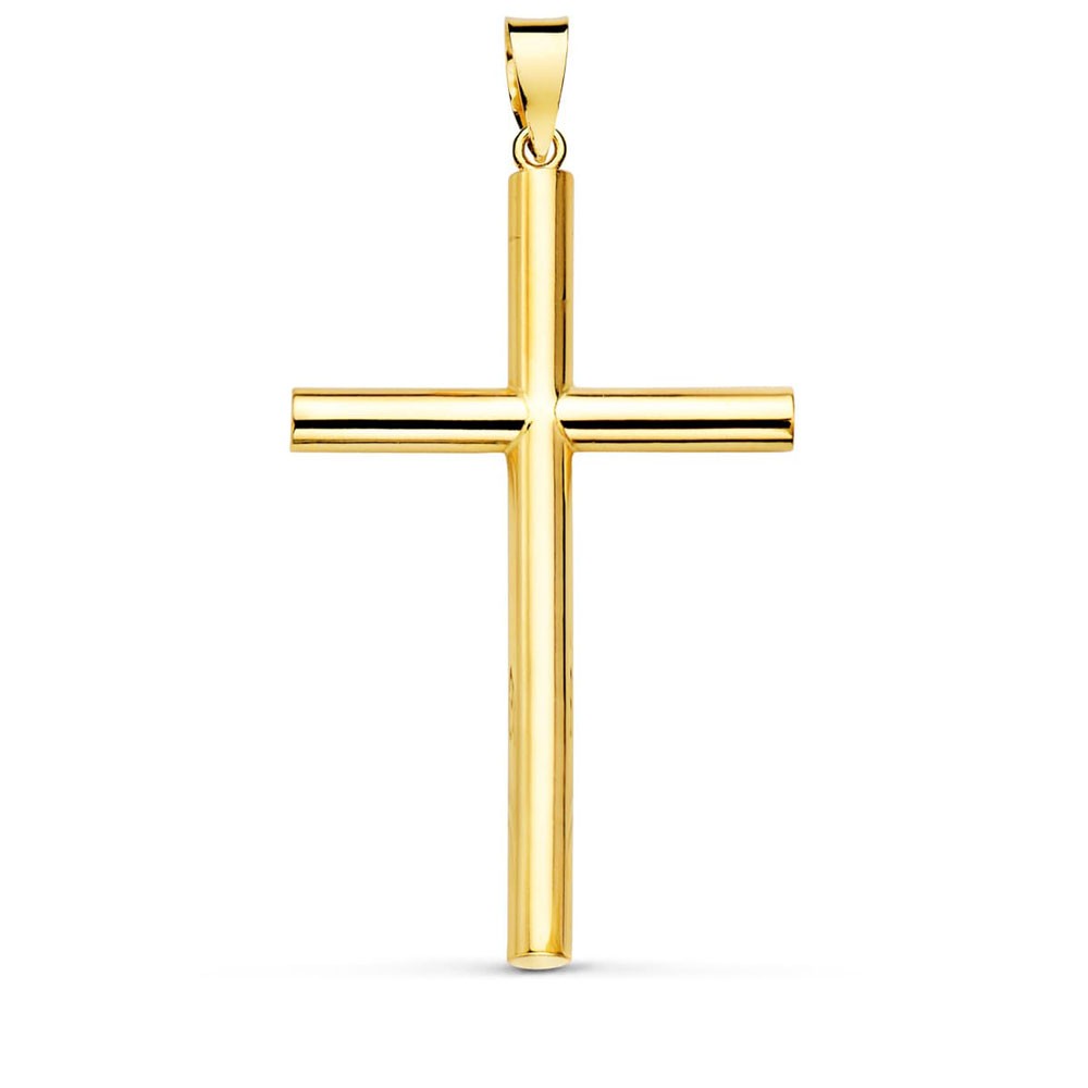 Pendentif  - Médaille Croix Or 18 Carats 750/000 Jaune - Chaine Offerte