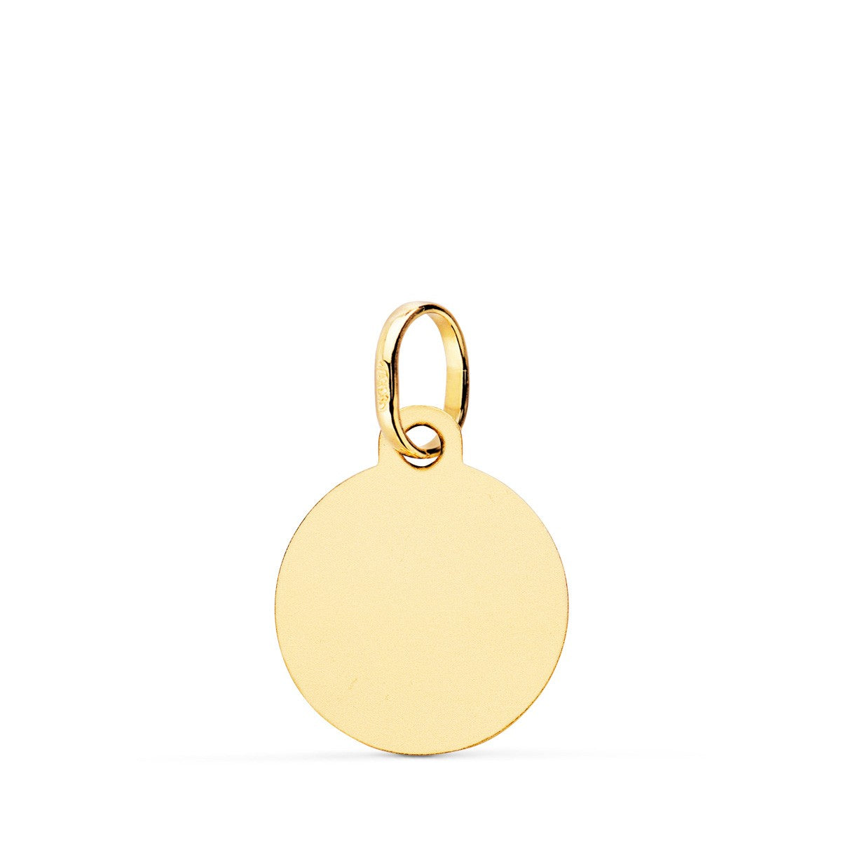 Pendentif Médaille Or 18 Carats 750 Jaune - Zodiaque Balance - Chaine et Gravure Offertes