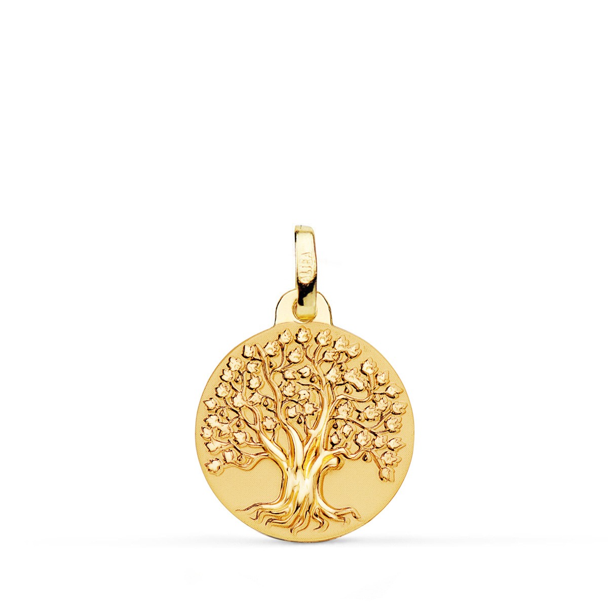 Pendentif - Médaille Or 18 Carats 750/000 Arbre de Vie - Chaine Dorée Offerte