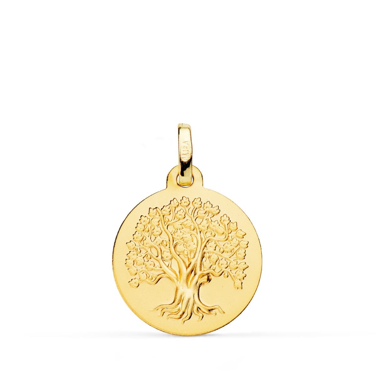 Pendentif - Médaille Or 18 Carats 750/000 Arbre de Vie - Chaine Dorée Offerte